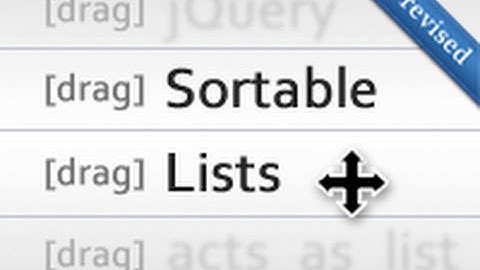 Ruby on Rails - Railscasts PRO #147 Sortable Lists (revised)