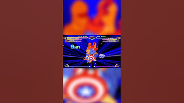 ALL Captain America Character Moves in Marvel vs Capcom 2 🇺🇸