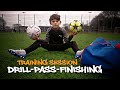 TRAINING SESSION.DRILL-PASS-FINISHING