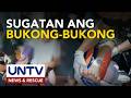 Rider na nasugatan sa aksidente, ligtas nang naitakbo sa ospital