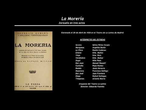 La Moreria - Romanza de El Custodia 'Mis ojos cuando la miran' (1928) - Pepe Romeu
