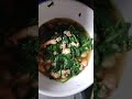 plat : sauté épinards au viande porc / crevette