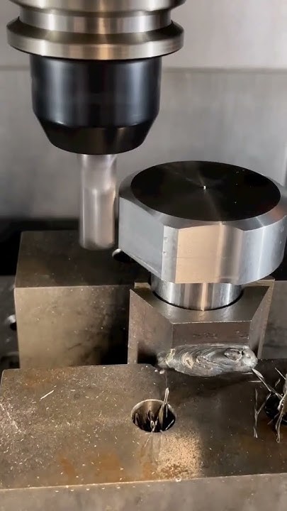 Cnc milling Hexagon Head machining #shorts - YouTube