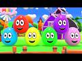 रंग और गिनती सीखने का गाना | फ़ार्म पर रंग- | Colorful Eggs on the Farm | Melly Hindi Rhymes