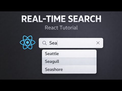 Real-Time Search Filter in React | Step-By-Step