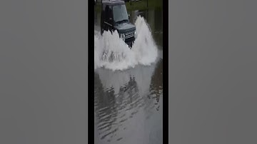 This clogged storm drain caused such a BAD  flood #Shorts