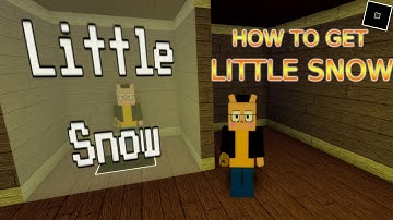 How to get "LITTLE SNOW" BADGE in PIGGY RP [W.I.P] (ROBLOX)