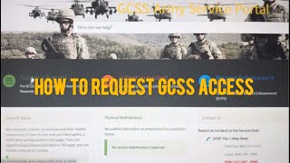 How To Request Access On Gcss Allied Trades