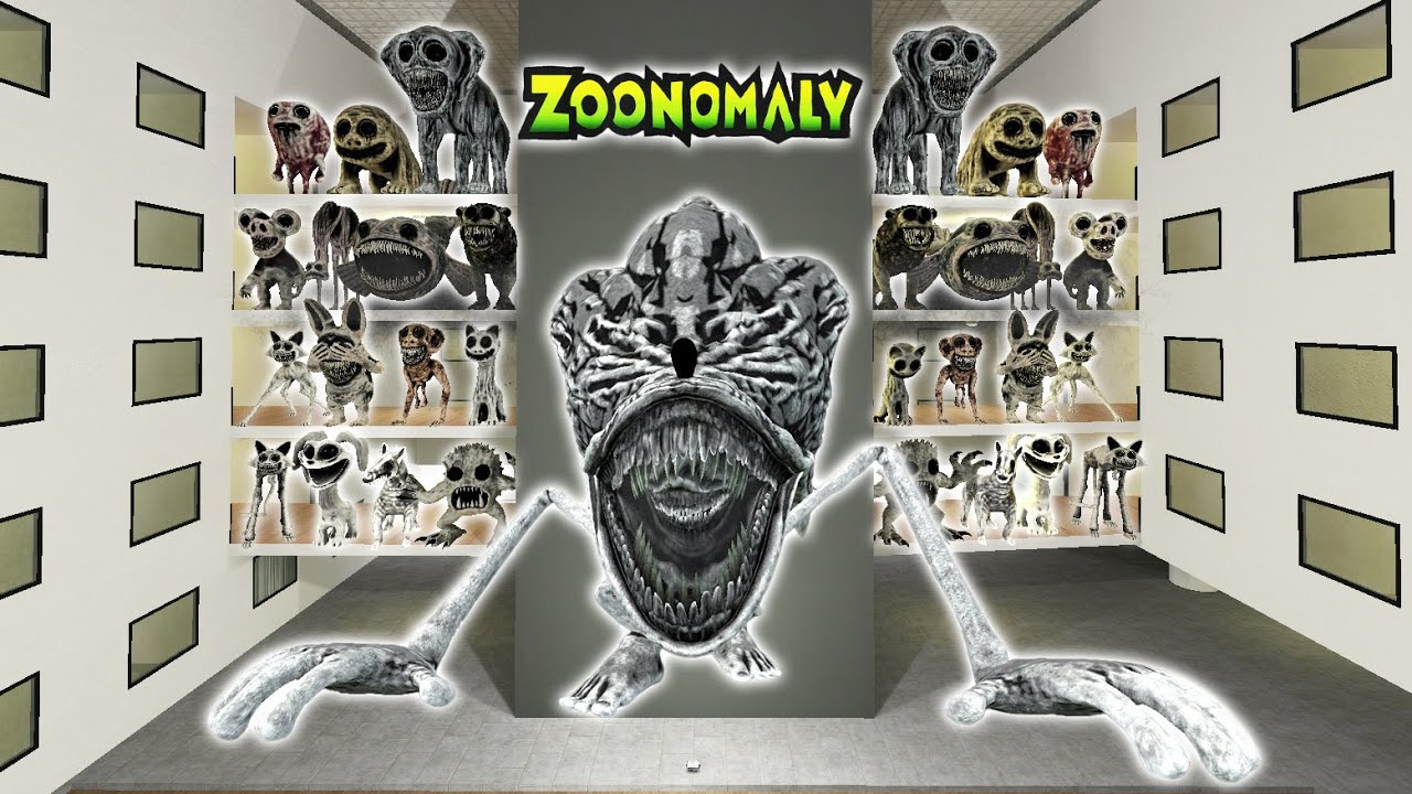 SPARTAN KICKING ZOONOMALY MONSTER & SONIC TAPES FAMILY in LIMINAL HOTEL - Garry's Mod