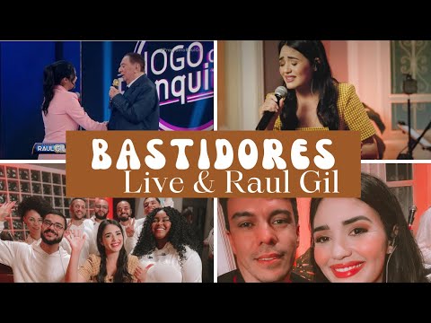 Bastidores da nossa Live e do Programa do Raul Gil.