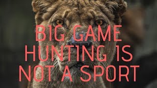#BoycottJimmyJohns Why big game hunting is NOT A SPORT!