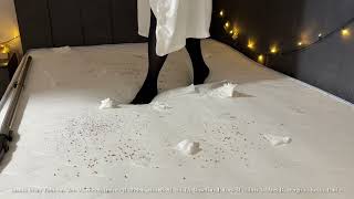 Vacuuming an old mattress #asmrsleep
