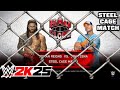WWE 2K25 John Cena vs. Roman Reigns | Steel Cage Match