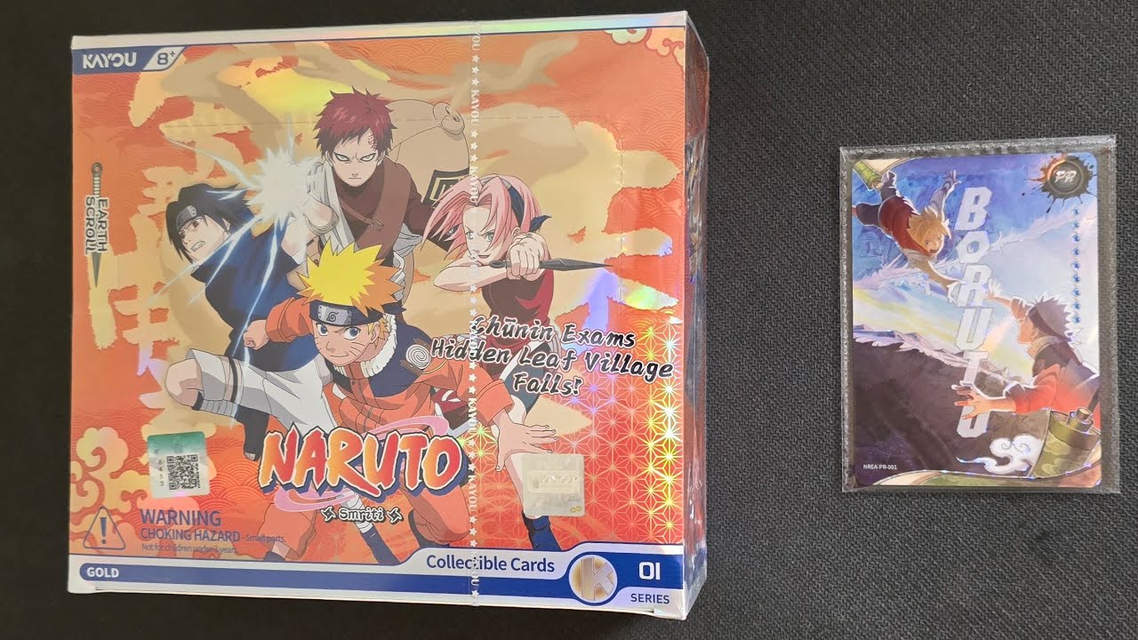 Naruto Kayou - Earth Scroll - Series 1 box opening! - YouTube