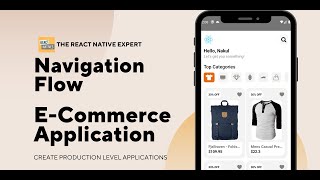 E-Commerce application using React Native for Beginners {2}  || Production Level Apps