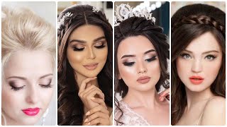 Easy Hairstyles For All type Functions With Gorgeous Makeup Ideas 2023 | UG Fashion