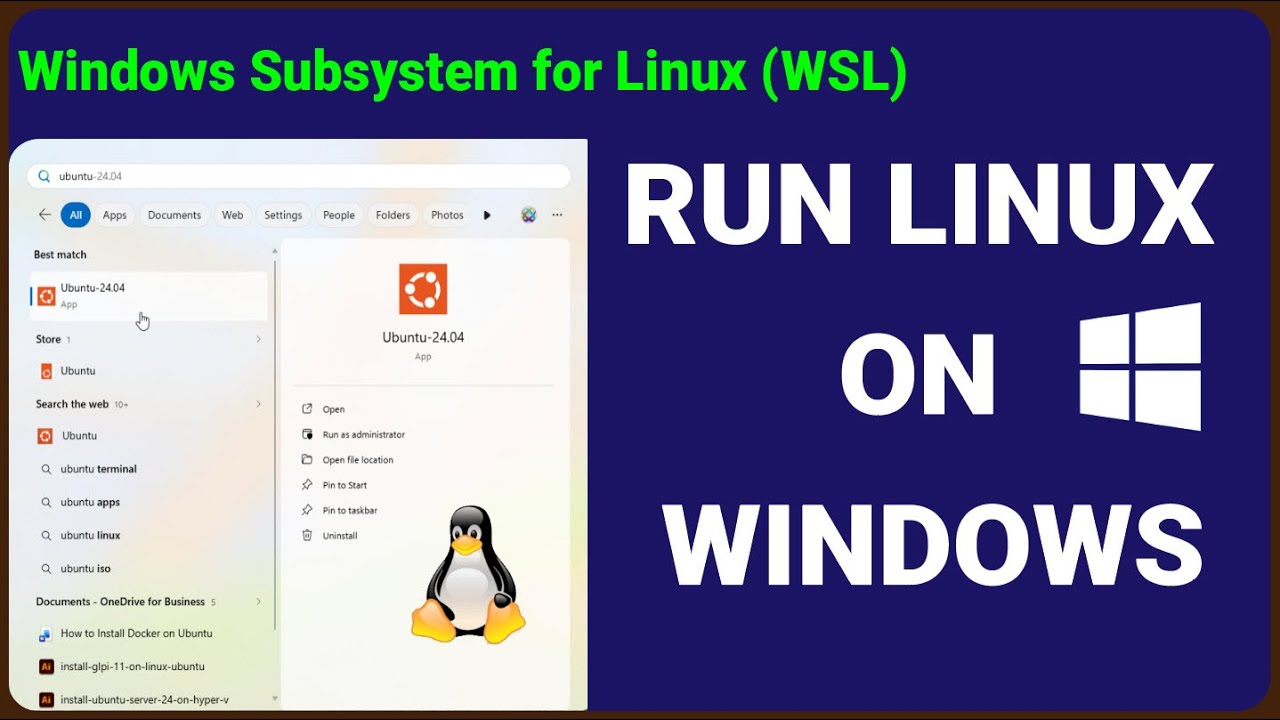 Run a Linux Server on Windows Using WSL - WITHOUT Virtual Machine ...