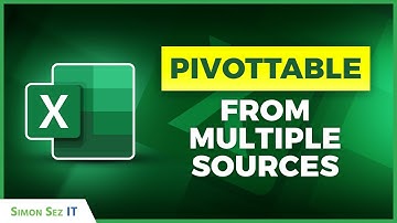 How to Build a PivotTable from Multiple Sources