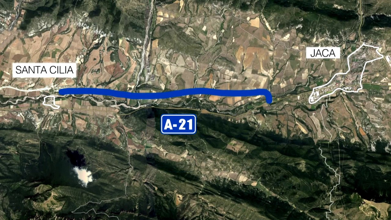 FCC finaliza el tramo de la Autovía A-21 Jaca - Santa Cilia (Huesca)