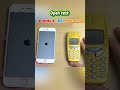 The Ultimate battle of ultimate phones iphone vs Nokia lagend #nokiaphone #viral #ytshorts #iphone