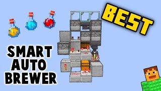 SMALLEST Auto Brewer in Minecraft! (does all potions)