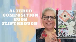 Altered Composition Book Flipthrough  #alteredbook #gluebook #flipthrough #compositionbook 