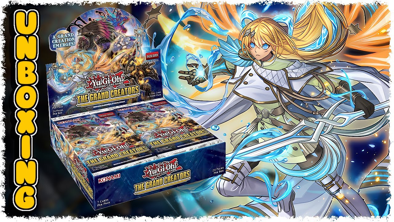 yugioh grand creators best cards YU-GI-OH! The Grand Creators (Booster Box of 24 Packs Each of 7 Cards) :  Toys & Games
