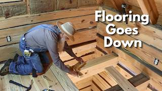 Laying Down the Hand-Made Flooring