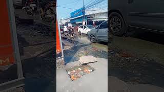 Jalan raya mangun jaya tambun selatan . Ampe berlumut #tambunselatan