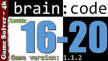 𝐁𝐑𝐀𝐈𝐍: 𝐂𝐎𝐃𝐄 - THE HARDEST PUZZLE || Levels 16, 17, 18, 19, 20 (walkthrough)