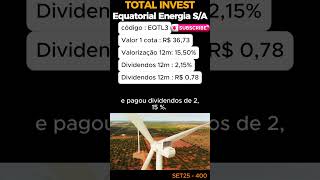 EQUATORIAL ENERGIA S/A : O que saber antes de investir #dividendos #investimentos #bolsadevalores