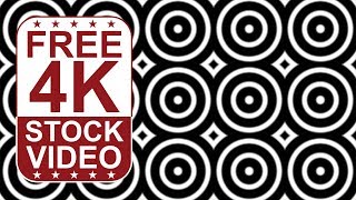 Free Stock Videos – abstract animated black and white circles growing morphing r