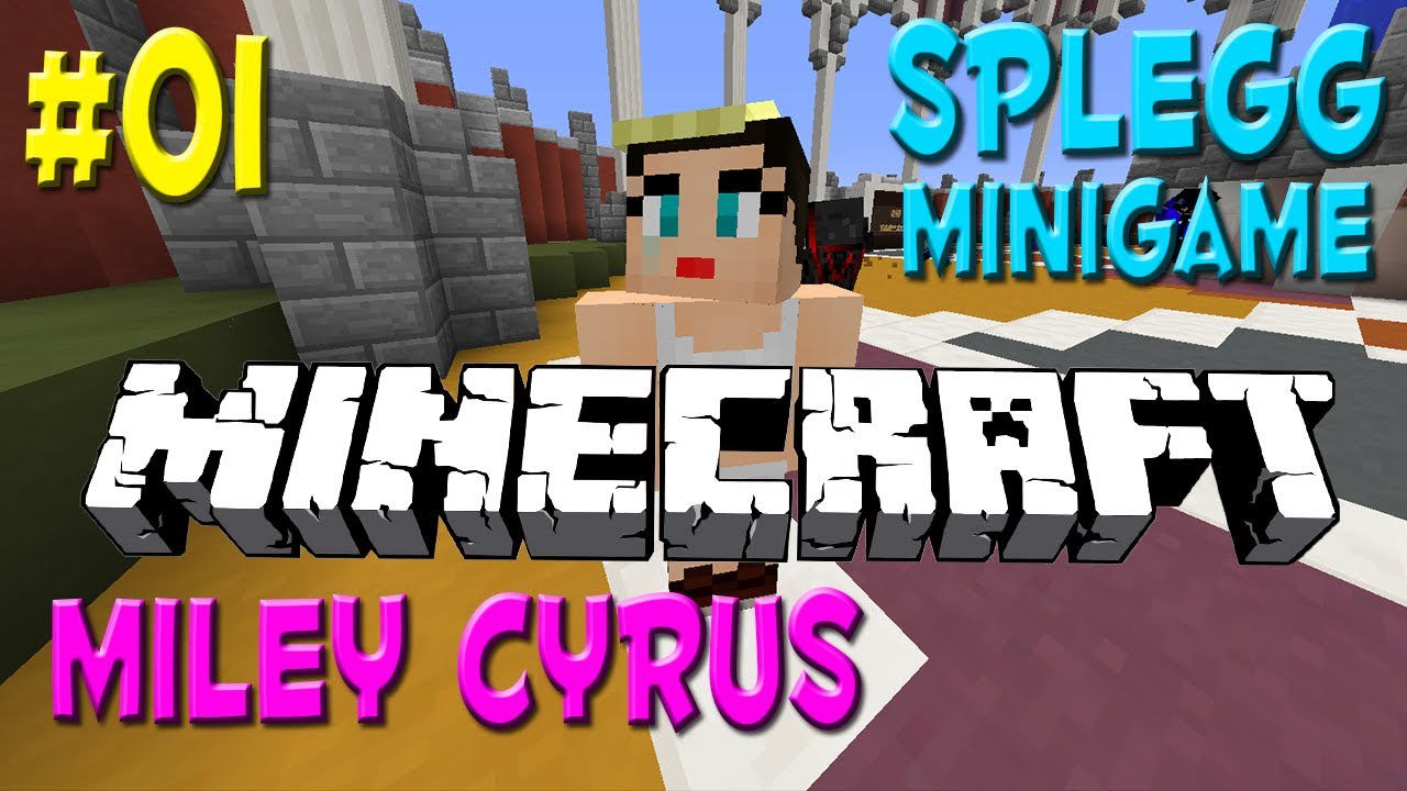 Minecraft MiniGame Miley Cyrus! YouTube