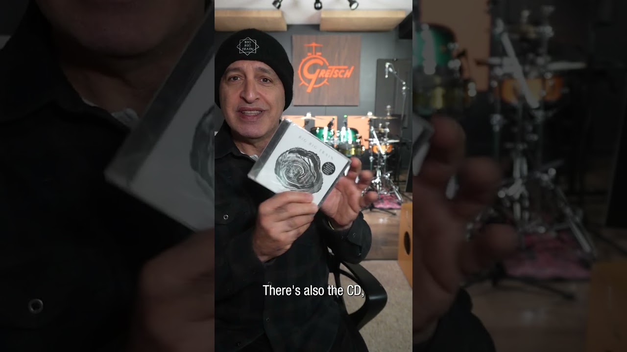 Nick D'Virgilio shows off the formats for the new Big Big Train