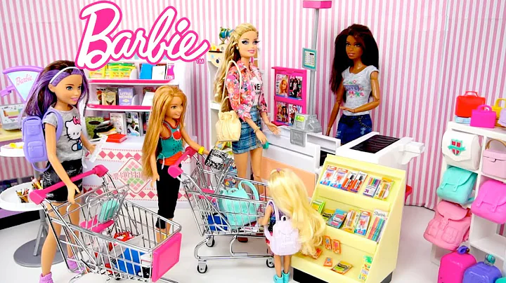 Muñecas Barbie compran Utiles Escolares Miniatura - Juguetes de Titi