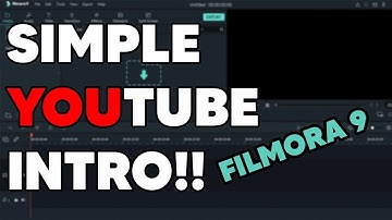 Make Simple INTRO For YOUTUBE in Filmora 9 | SOLUTION BRICK |