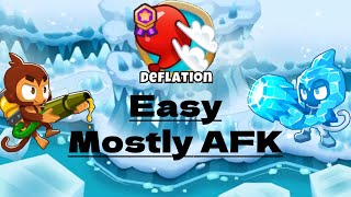 Celebrity BTD6 | Glacial Trail Deflation Guide | No Hero | Simple and Mostly AFK Wealth