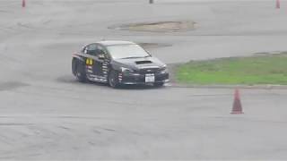 アルファ・ＶＡＢ、ダンパーテスト外撮り動画。ドライバー岡野選手。