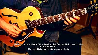 Aeolian b5 - Jazz Guitar Lesson - How to Play by Marcus Nalgaber