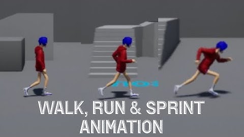 Walk, Run and Sprint - Unreal Engine 3D Side Scroller Game #0.2