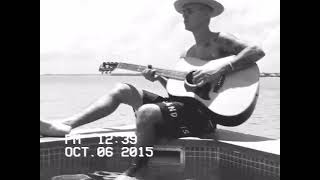 Justin Bieber Playing Guitar Barefoot In Bora Bora