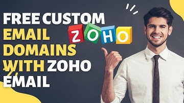 free custom email domains with Zoho email | Zoho Email Setup Tutorial | business email for free