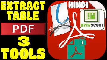 How To Extract Table From Pdf To Excel - Convert Pdf To Excel - Extract Table From Image To Excel