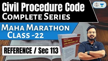 CPC 1908 in Hindi | Section 113 CPC, 1908 : Reference Under CPC : Complete  CPC 1908 Lecture