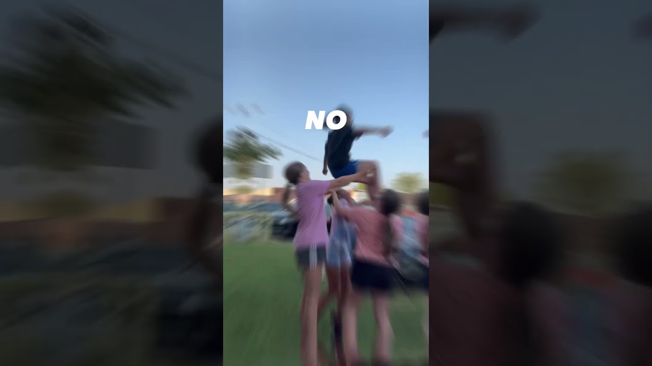 First cheer fail on camera😳😂 