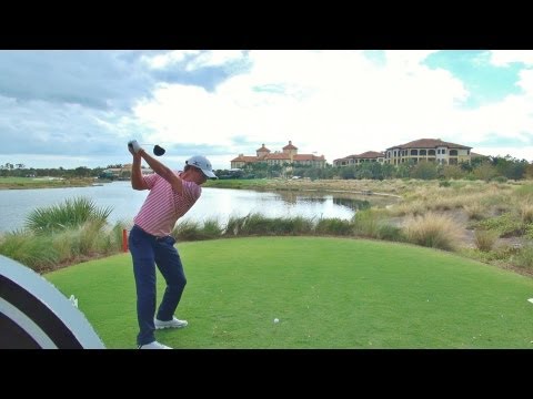 GOLF SWING 2012 CHARLES HOWELL DRIVER DTL SLOW MOTION UP CLOSE HQ 1080p HD