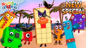 Journey to Hexagon Island 🏴‍☠️ | Learn to Count | 12345 | @Numberblocks