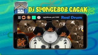 DJ SPONGEBOB - Versi Burung Gagak (Tiktok) | Real Drum Cover