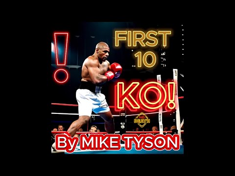 Mike Tyson's first 10 KOs in his career! #ko #boxing #ironmike #miketyson #highlights #fight #chmpa