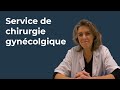 Dcouverte du service de chirurgie gyncologique  dr alran  groupe hospitalier paris saintjoseph